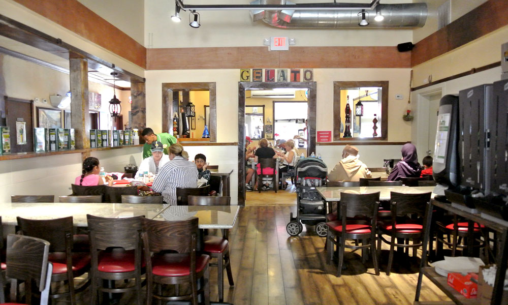 Inside our shop on St. George Street