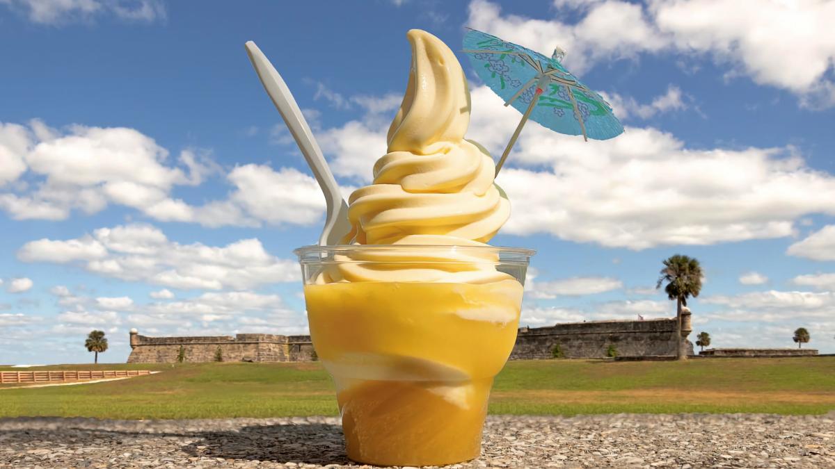 Close on our pineapple float