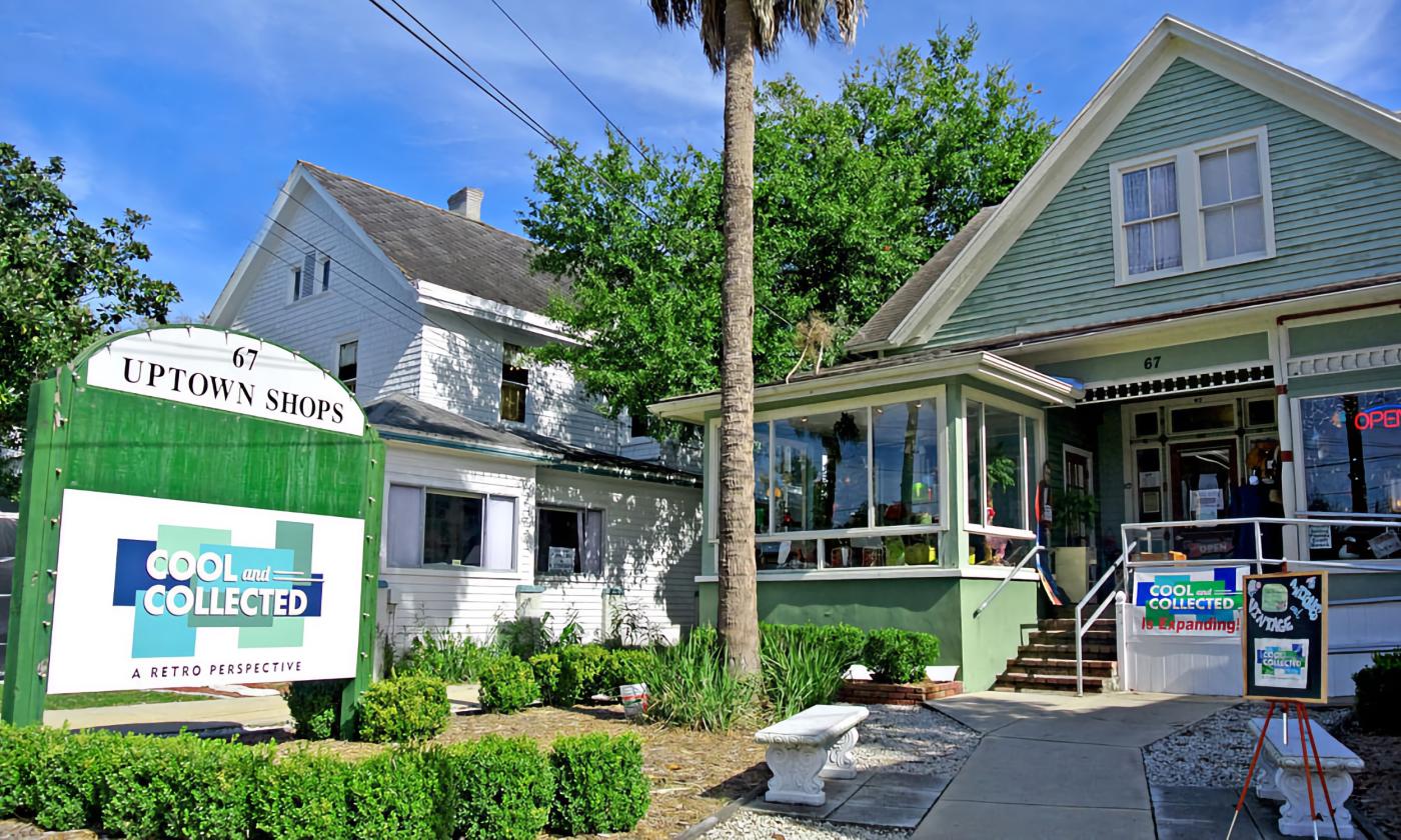 Our mint green shop at 67 Uptown Shops on San Marco.