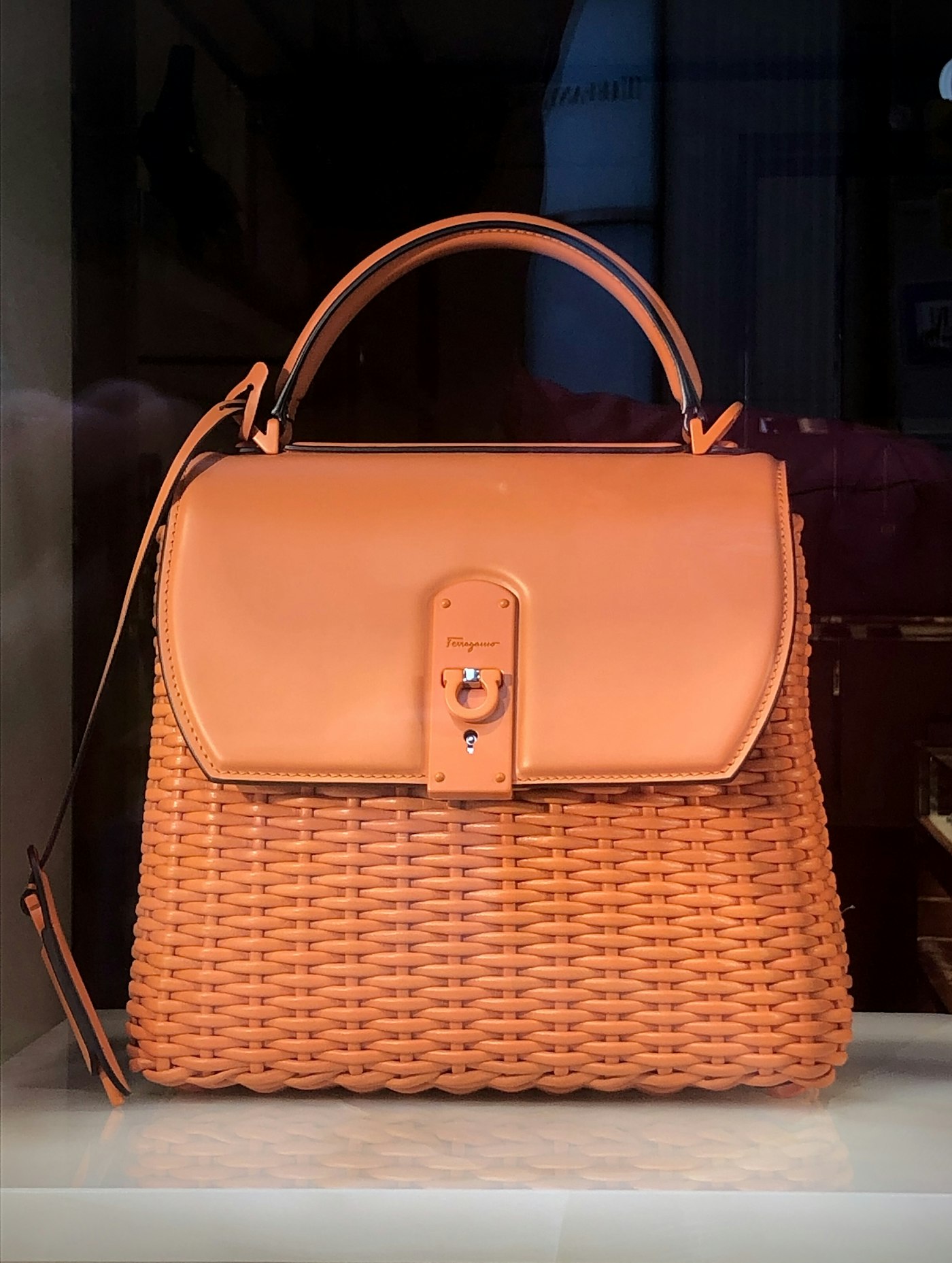 A leather bag, the sort of everyday carry we keep with the shoes.