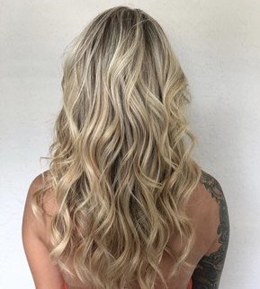 Blonde we mixed for the chair